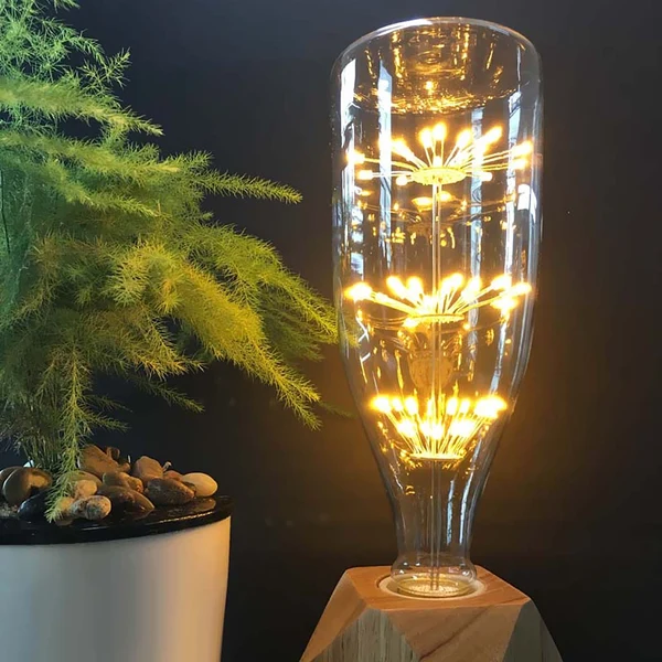 Detailed Maxbell Vintage Light Bulb Tungsten Filament Amber Clear Glass 3Watts 220V E27 Base Premium Material