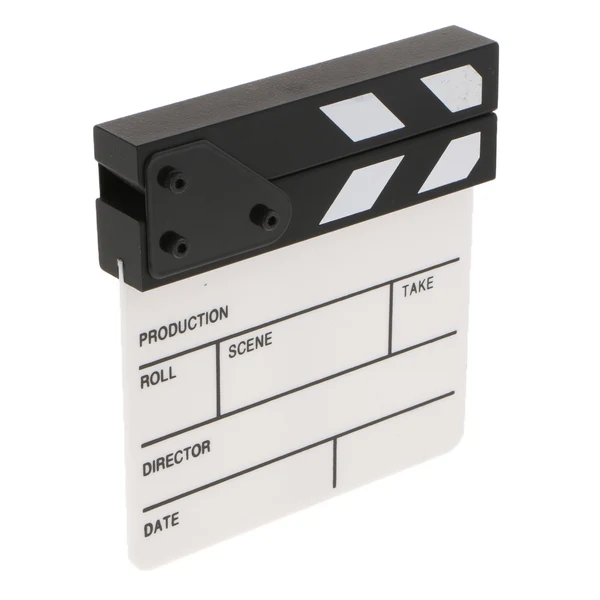 Comfortable Maxbell Movie Clapper Board Director Clapboard Film Making Kit Props Acrylic Wooden 6.5''x6.0'' Powerful