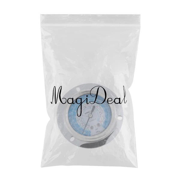 Certified Maxbell Liquid Filled Pressure Gauge For Water Oil Hydraulic Refrigerant 1.8MPa Clear and fast reading dual scale PSI MPa Excellent