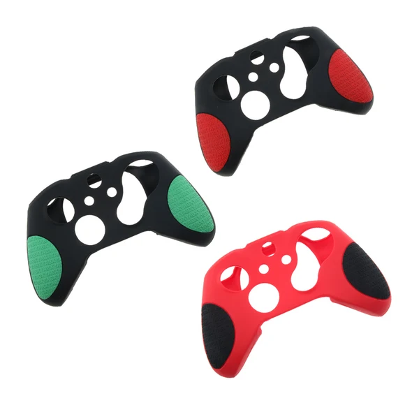 Authentic Maxbell For Microsoft Xbox One Slim X Controller Silicone Protector Skin Housing Shell Soft Case Cover Red Black Precise Cutting Artisan
