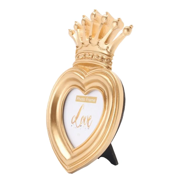 Powerful Maxbell Gold Crown Picture Photo Frame Nordic Luxury Xmas Gifts Decor 4 3inch Verified