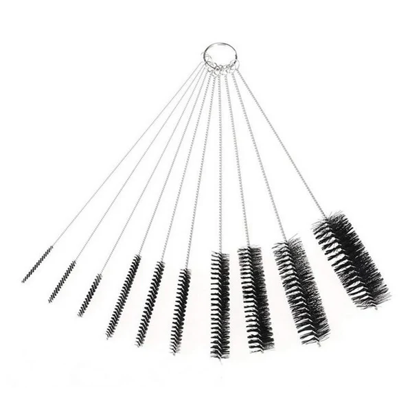 Recyclable Maxbell 10pcs Bottle Brushes Coffee Machines Pipes Tubes Nylon Cleaning Brush Set World-Class