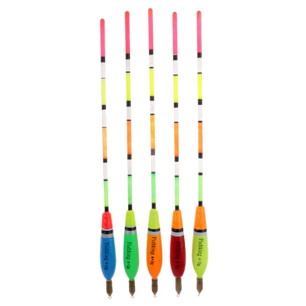 Excellent Maxbell 5Pcs Fishing Float Set High Sensitivity Copper Head Fishing Buoy Fish Bobbers Fishhook Fishing Terminal Tackle Contemporary