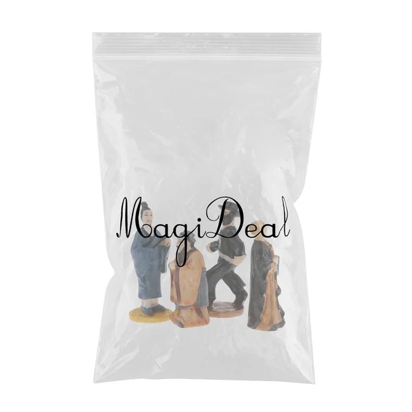 Premium Material Maxbell DIY Resin Figure Model Sculpture Craft Collectibles Set for Garden Yard Scenery Layout Accessory Home Decoration Comfortable