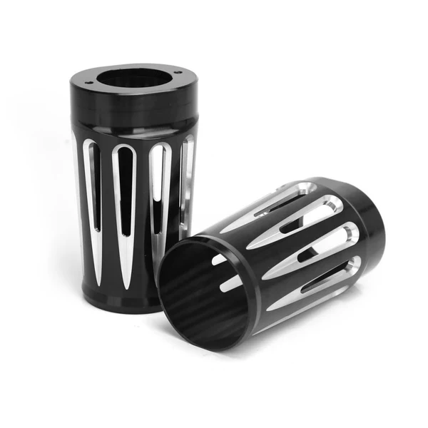 Trusted Maxbell PAIR CNC Cut Billet Fork Boot Slider Cover Cow For Harley Touring 1984-2013 Premium Material