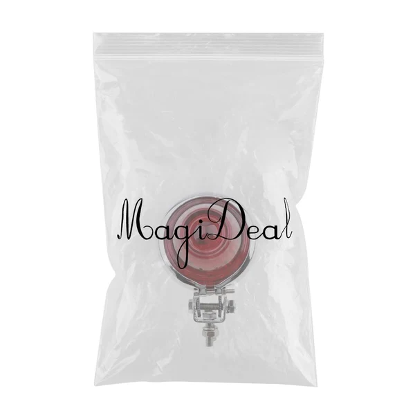 Versatile Maxbell Motorcycle Chrome Housing Red LED Tail Brake Light Rear Signal Lamp Silver Houing 12 Volts For Chopper Bobber Quality