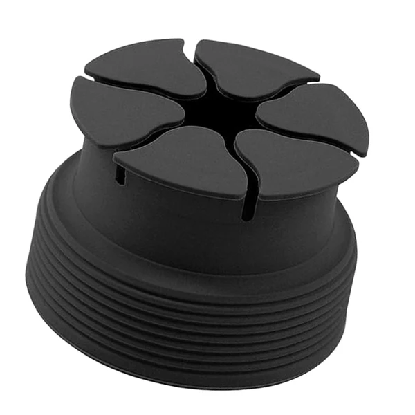 Smooth Maxbell Silicone Mini Holder Storage Winder Case Stretch Earbud Earphone Wrap Black High-Performance
