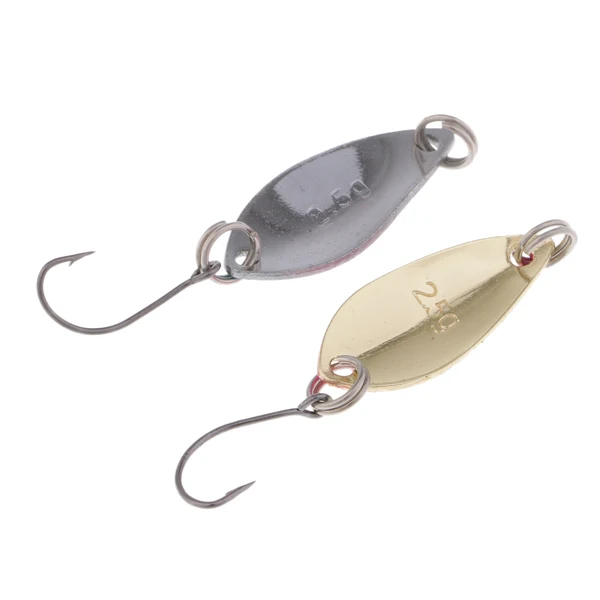 Easy-to-Use Maxbell 4x Spinner Spoon Fishing Lure Hard Metal Jig Head Wobblers Lure Popper Baits Official