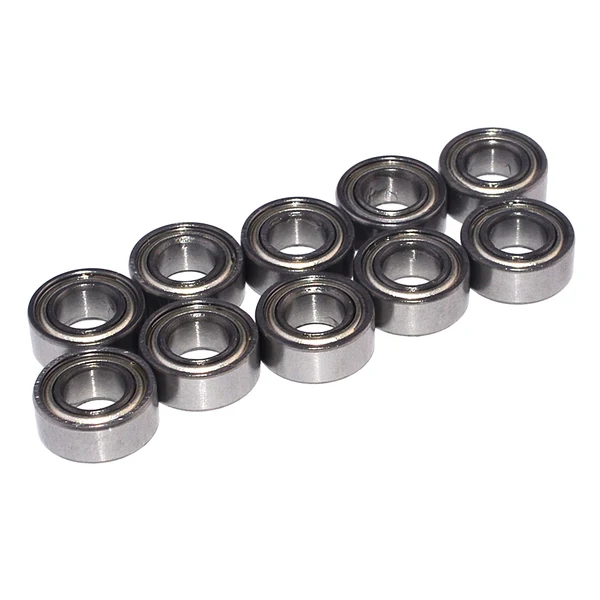 Fashionable Maxbell 10Pc Silver Rolling Bearings Oil Bearings 8x5x4mm for 1 10 Traxxas Hobao Car Exceptional