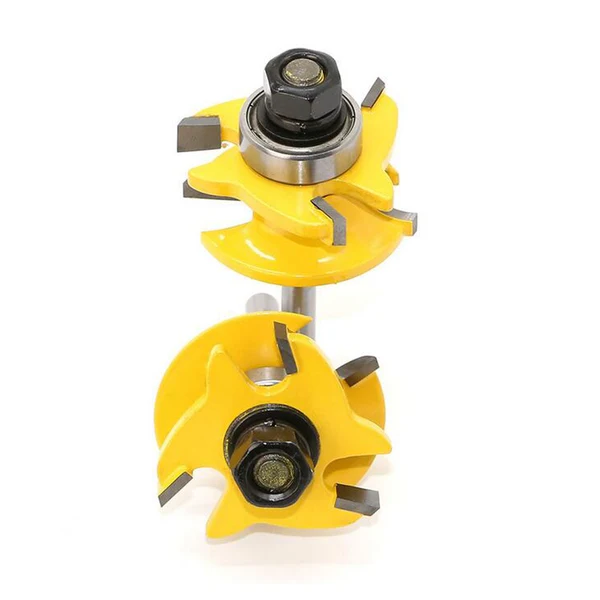 Casual Maxbell Rail Stile Router Bits - Matched 2 Bits Round-over - 1 4 Shank Cutter DIY Elite