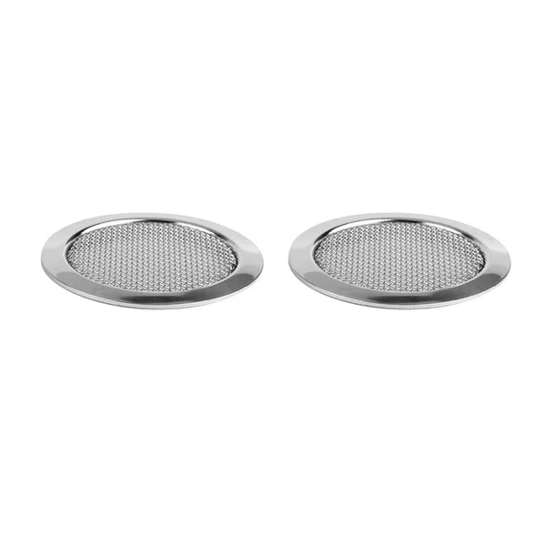 User-Friendly Maxbell 2x Guitar Sound Hole Insert Speaker Grills for Resonator Dobro Guitar Chrome Exclusive
