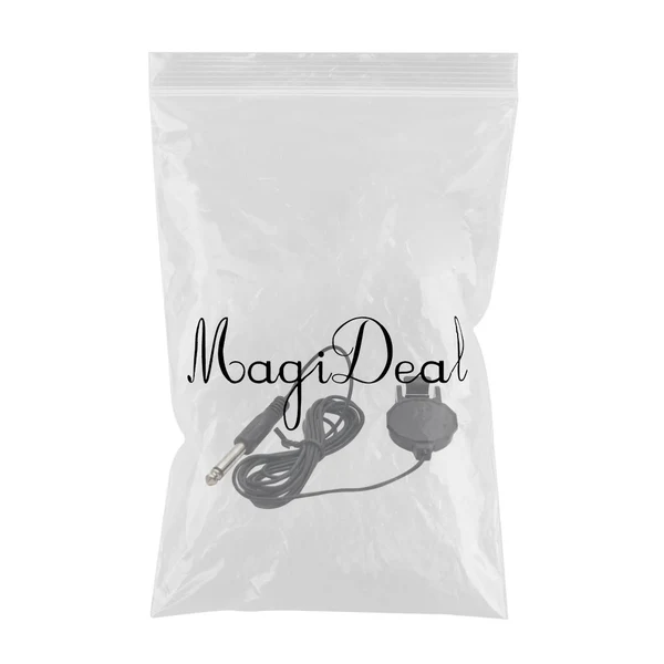 Certified Maxbell Professional Plastic 6.35mm Plug Guitar Clip Pickup DIY for Acoustic Classical Guitar Parts Contemporary