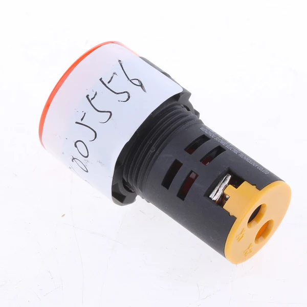 Next-Generation Maxbell AD16-22DS 22mm Mounting 220V 20mA Energy Saving Yellow LED Indicator Light Quality