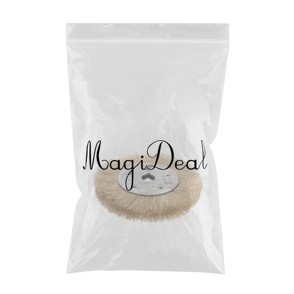 Powerful Maxbell Brass-coated Wire Wheel Brush with 32mm Arbor Hole Metal Rust Dust Paint Remover First-Class