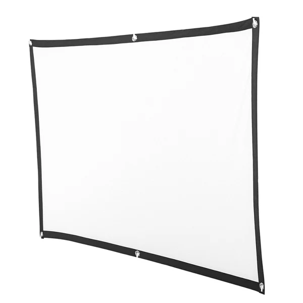 Safe Maxbell Canvas Durable Soft Projector Screen Film Home Cinema Movie Screen Projection 84'' Pure