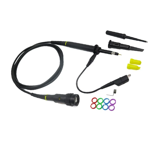 Practical Maxbell 200 MHz 600V DC High Sensitivity Oscilloscope Clip Probe 10 1 and 1 1 with Mini Alligator Clip BNC Connector Sophisticated
