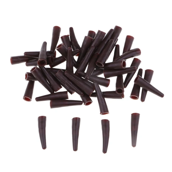 User-Friendly Maxbell 50pcs Tail Rubber Tubes for Saftey Lead Clips Carp Fishing Rig Sleeves Useful Accessories 17mm Next-Generation