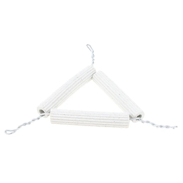 Fast Maxbell Lab Pipeclay Triangle Apparatus Crucible Holder With Clay Pipe Stems 5.6cm Genuine