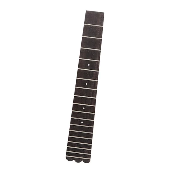 Environmentally Friendly Maxbell Rosewood 18 Frets Ukulele Fretboard Luthier Tool Accessory White Point Smooth