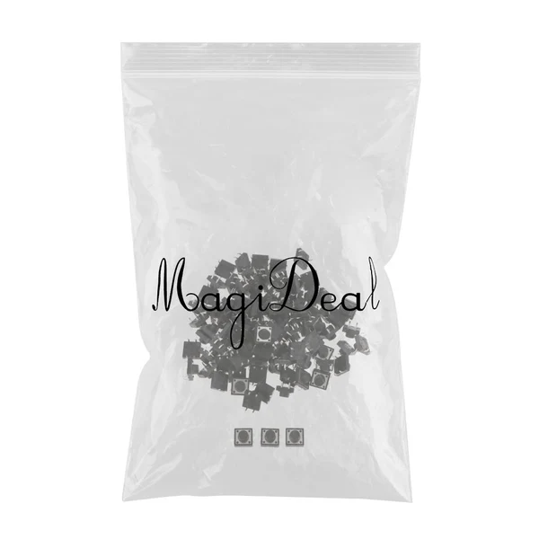 Official Maxbell New 12x12x7mm Micro Momentary Tactile Push Button Switch 4-pin Pack Of 100 - Black Versatile