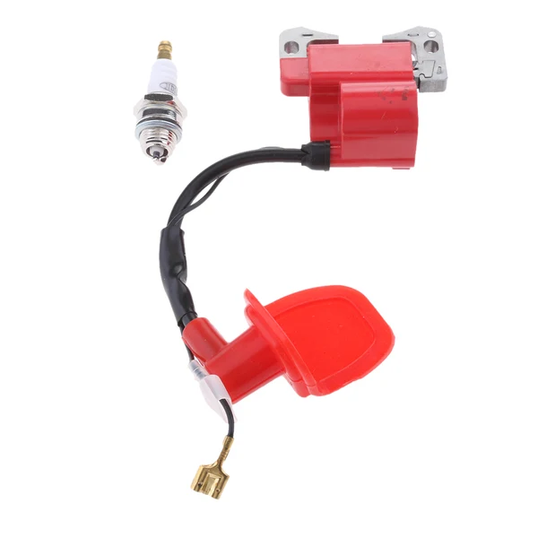 Dependable Maxbell Ignition Coil Wire with Spark Plug for 2-Stroke 47cc 49cc Pocket Bike Kids ATV Mini Quad Chopper Traditional