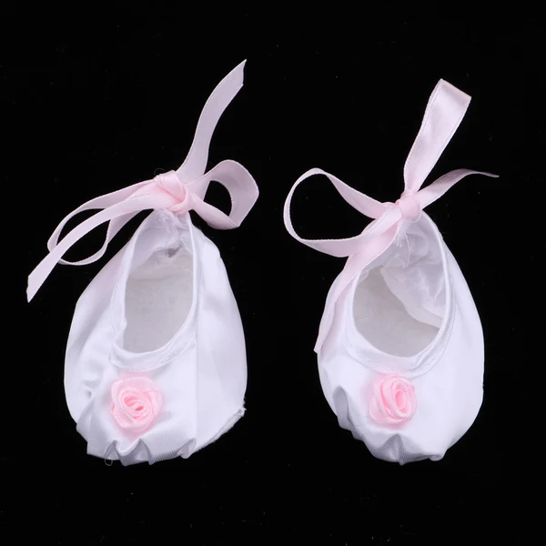 Effective Maxbell Lovely Pink Ballet Shoes Satin Shoes for 18 American Girl Our Generation My Life Doll Dancing Outfit Durable