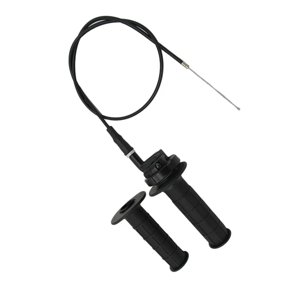 Exclusive Maxbell 7 8 Inch Twist Handle Throttle Grip Tube Cable for 110cc 125cc Pit Dirt Bikes ATV Excellent
