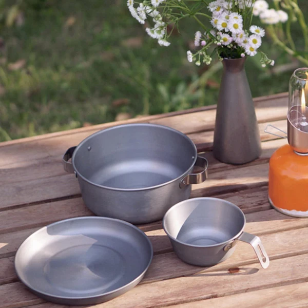 First-Class Maxbell Travel Camping Cookware Reusable for Camping Kitchen Fishing Soup Bowl