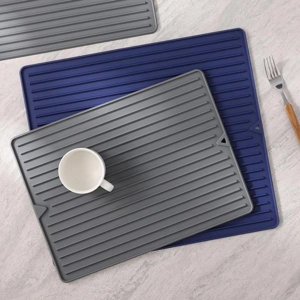 Durable Maxbell Waterproof Hot Pot Trivets Mat Dish Protector for Garage Bathroom Kitchen small blue Secure