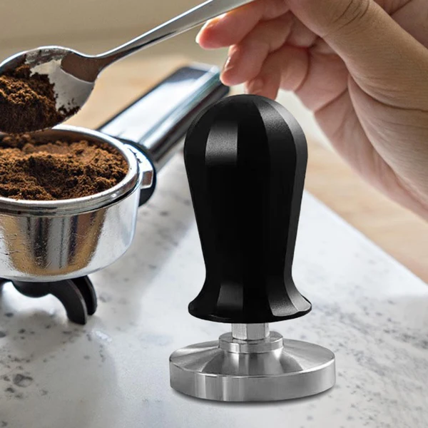 Professional Maxbell Coffee Tamper Coffee Powder Bean Press Hammer for Barista 53mm Effective