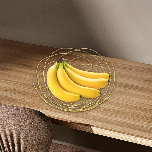 Eco-Friendly Maxbell Luxury Modern Fruit Bowl Serving Bowl Vegetable Plate Holder Multipurpose 23x7.5cm Easy-to-Use