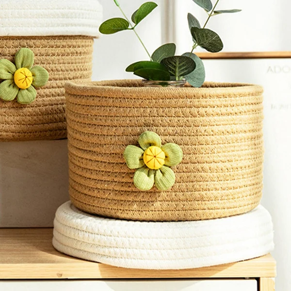 Comfortable Maxbell Multi Purpose Decorative Cotton Basket Toy Bin for Toys Towels Pillows Practical
