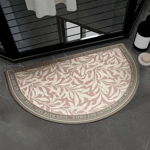 Secure Maxbell Super Absorbent Baroque Print Bath Mat Toilet Covers for Door Entrance Style E Unique