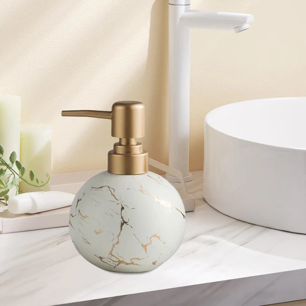 Selected Maxbell Soap Dispenser Holds 300ml Liquid Shampoo Bath Lotion Pump Bottle White Practical