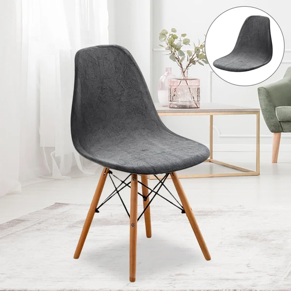 Certified Maxbell Chair Cover Living Room Dining Room Banquet Dinners Ceremonies Slipcover Dark Gray Sustainable