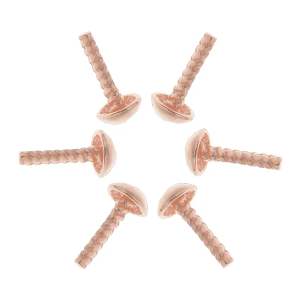 Effective Maxbell 6 Pieces Jewelry Making Screw Pins for Beads with Holes Rose Gold Comfortable