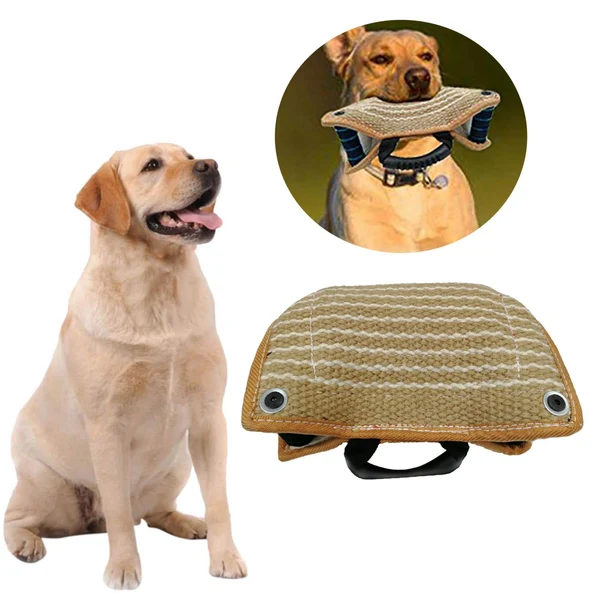 Versatile Maxbell Dog Bite Pillow Tug Toy Interactive Play for Puppy Tug of War with Handles Modern