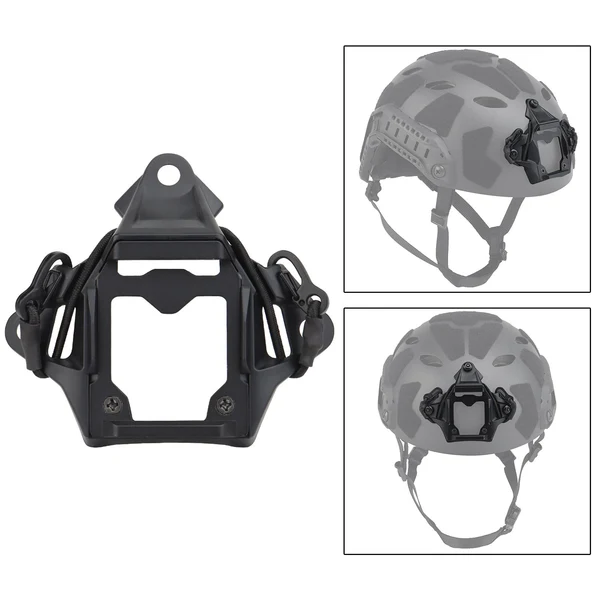 Reliable Maxbell Lightweight Tactical Helmet Mount Base Adapter Outdoor Durable Accessory Black Fine Crafted
