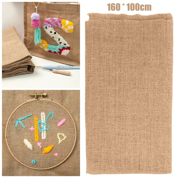 Fine Crafted Maxbell Needle Fabric Linen Cloth Stitch Monks Cloth for Punch Needle Rug Tufting A Efficient