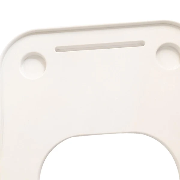 Casual Maxbell Wheelchair Tray Double Cup Holder Easy to Install and Remove White Solid