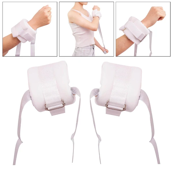 Sustainable Maxbell 2 Pieces Wrist Arm Ankle Hand Restraint Strap for Prevent from Scratch Secure