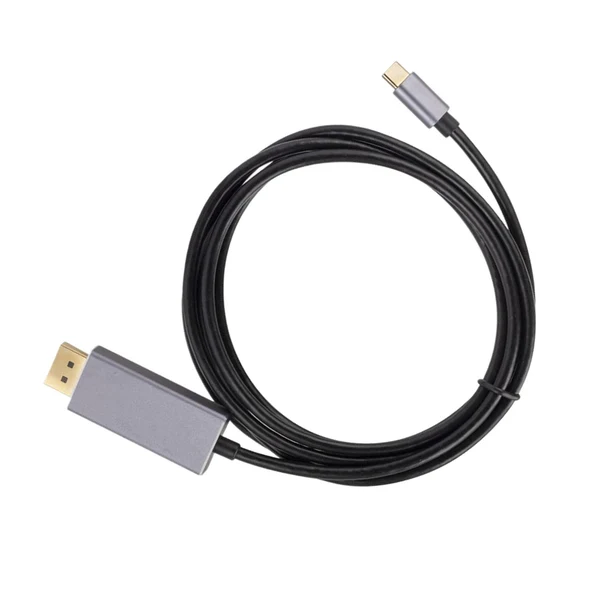 Lightweight Maxbell 8K DisplayPort Cable 1.8M Cable USB C to DP Cable Sturdy for Projector Easy-to-Use