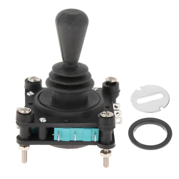Original Design 240V 5A 4NO 4NC Momentary 2.5mm Fixing Thread Joystick Switch CV4-YQ-04R2G Casual