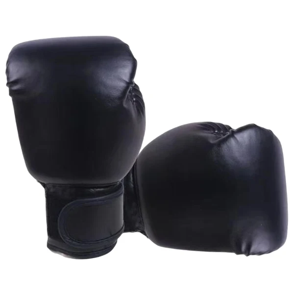 Original Maxbell Kick Boxing Gloves PU Leather Boxing Training Gloves Punching Bag Mitts Black Kid High-Grade
