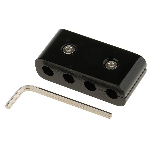 Comfortable Maxbell Aluminum 7mm 8mm 9mm 4 Holes Engine Spark Plug Wire Separator Divider Black Fine