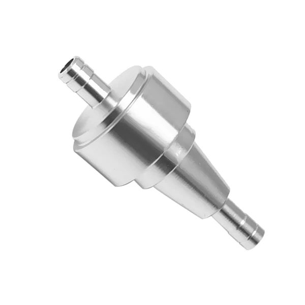 Natural Maxbell Universal Aluminum Motorcycle Dirt Bike Inline Fuel Oil Filter 6mm Silver Trendy