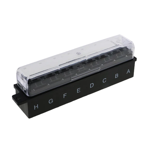 Fine Crafted 12V-32V 8Way Circuit Car Boat Auto Automotive Blade Fuse Box Holder ATC ATO High-Quality