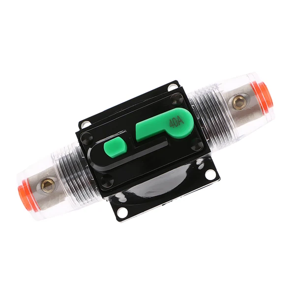 Classic Maxbell 40A Car Audio Inline Circuit Breaker Fuse Holder Manual Reset Switch Luxury