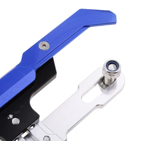 High-Performance Maxbell Adjustable Number License Plate Mount Holder Bracket Cover Kit for Kawasaki Blue Excellent