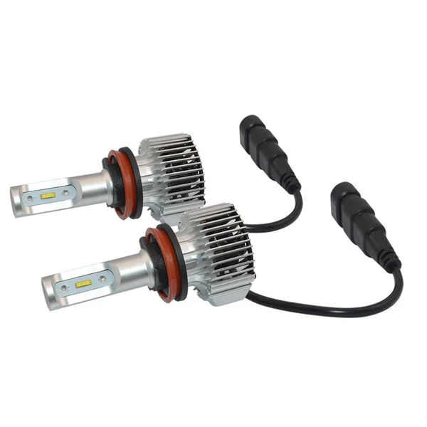 Prestigious Maxbell 2 Pieces H8 H9 H11 H16 Headlight High Low Beam Bulb Kit - 6000K Cool White Top-Quality